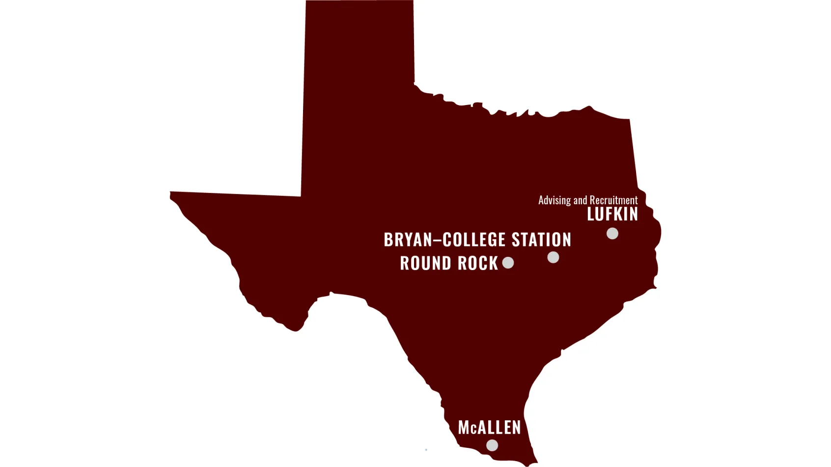 Texas A&M Map